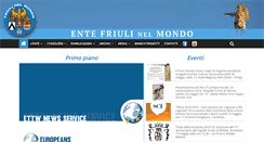 Desktop Screenshot of friulinelmondo.com