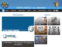 Tablet Screenshot of friulinelmondo.com